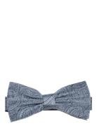 Portia 1924 Paisley Silk Bow Tie Blå