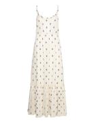 Lollys Laundry Unoll Maxi Dress Sl Kräm