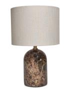 Humble LIVING Flair Marble Table Lamp Small Brun