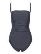 Bari Swimsuit Baddräkt Badkläder Grey Missya