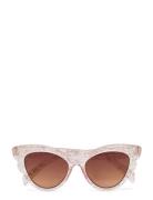 Acetate Frame Sunglasses Solglasögon Pink Mango