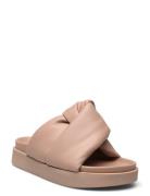 Soft Crossed Platta Sandaler Beige Inuikii