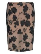 Flower Beads Pencil Skirt Kort Kjol Brown ROTATE Birger Christensen