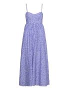 Milika Midi Dress Knälång Klänning Blue Bardot