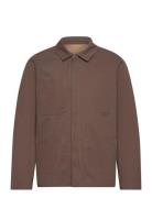 Canzu Soft Cotton Tunn Jacka Brown Rue De Tokyo