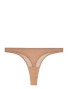 Mesh Thong Stringtrosa Underkläder Beige Understatement Underwear