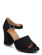 Sandals Sandal Med Klack Black Billi Bi