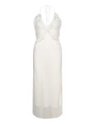 Olea Maxi Dress Maxiklänning Festklänning White Bardot