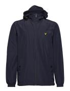 Zip Through Hooded Jacket Tunn Jacka Navy Lyle & Scott