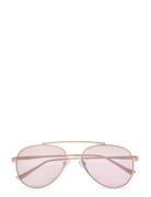 Ibiza Gold Pink Pilotglasögon Solglasögon Pink Corlin Eyewear