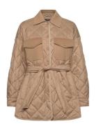 Paprica Kviltad Jacka Beige Weekend Max Mara