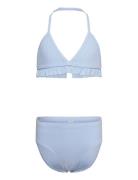 Lindex Bikini Bg Frill Blå