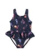 Eva – Swimsuit 1-2 Years – Rainbow Reef Baddräkt Badkläder Blue Filiba...