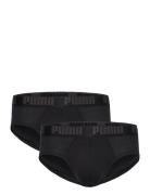 Puma Men Everyday Brief 2P Kalsonger Y-front Briefs Black PUMA