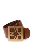 Malina Iconic Leather Belt Brun