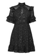 Cora Dress Kort Klänning Black Malina