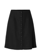 Selected Femme Slfgulia Hw Short Skirt D Svart