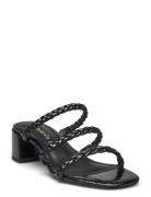 Women Slides Sandal Med Klack Black Tamaris