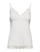 Rosemunde Rwbillie Sl Lace Strap Top Vit