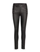 Fqaida-Pa-7/8-Cooper Bottoms Trousers Leather Leggings-Byxor Black FRE...