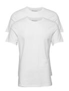 2-Pack Crew-Neck Tops T-shirts Short-sleeved White Bread & Boxers
