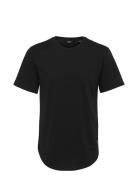 ONLY & SONS Onsmatt Longy Ss Tee Noos Svart