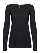 Dance Layer Top Tops T-shirts & Tops Long-sleeved Black Filippa K