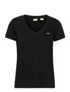 LEVI´S Women Perfect Vneck Caviar Cotton Svart