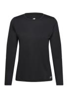 Core Run Long Sleeve Sport T-shirts & Tops Long-sleeved Black New Bala...