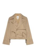 Objmagda L/S Jacket Rep Outerwear Jackets Light-summer Jacket Beige Ob...