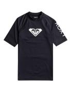 Whole Hearted Ss Tops T-shirts & Tops Short-sleeved Black Roxy