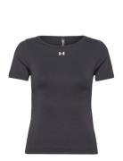 Ua Vanish Seamless Ss Sport T-shirts & Tops Short-sleeved Black Under ...