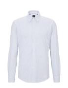 P-Roan-Kent-C1-233 Tops Shirts Casual White BOSS