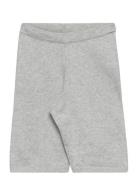 Knitted Culotte Trousers Bottoms Shorts Grey Mango