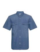 Ss Relaxed Fit Western Tombsto Tops Shirts Short-sleeved Blue LEVI´S M...