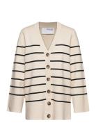 Selected Femme Slfliva Ls Long Knit Cardigan Noos Beige