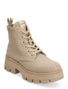 Chunky Combat Laceup Boot Co Shoes Boots Ankle Boots Laced Boots Calvi...
