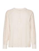 Fqsweetly-Shirt Tops Shirts Long-sleeved White FREE/QUENT