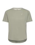 Road Ss Top Sport T-shirts & Tops Short-sleeved Green Asics