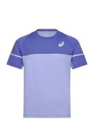 Men Game Ss Top Sport T-shirts Short-sleeved Blue Asics