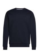 Double Knit Crew Tops Sweat-shirts & Hoodies Sweat-shirts Navy Hackett...