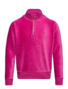 Corduroy Pullover Tops Knitwear Pullovers Pink Ralph Lauren Kids