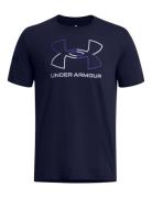 Ua Gl Foundation Update Ss Sport T-shirts Short-sleeved Navy Under Arm...