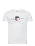 GANT Archive Shield Ss T-Shirt Vit