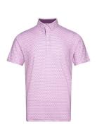 Mattr Palm Deco Polo Tops Polos Short-sleeved Pink PUMA Golf