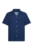 The Sunset Camp Shirt Grid Ind Tops Shirts Short-sleeved Blue LEVI´S M...