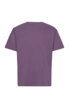 Red Tab Vintage Tee Garment Dy Tops T-shirts Short-sleeved Purple LEVI...