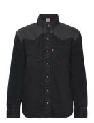Teodora Western Shirt Off To T Tops Shirts Long-sleeved Black LEVI´S W...