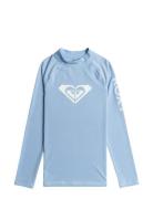 Whole Hearted Ls Tops T-shirts Long-sleeved T-shirts Blue Roxy
