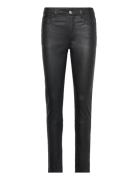 Lr-Gloria Bottoms Trousers Leather Leggings-Byxor Black Levete Room